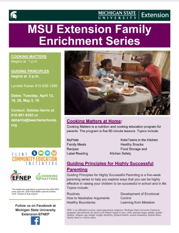 Dailey Family Enrichment flyer