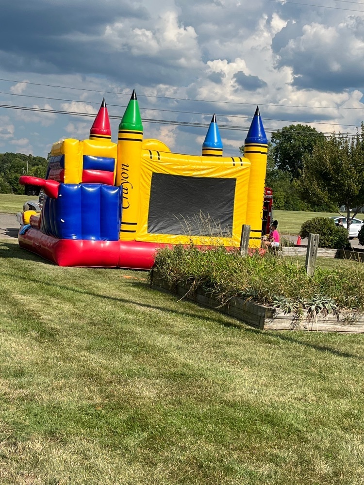 bounce houses